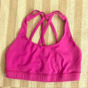 Lululemon Energy Bra in Raspberry